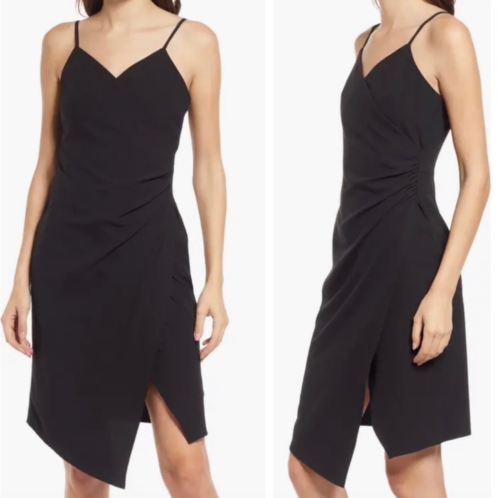 Chelsea28 Side Ruched Faux Wrap Dress
(Nordstrom)